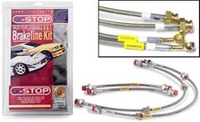 Goodridge CLG Braided Brake Hoses FOR FORD Escort Mk3 (RS1600i/XR3i) 1982 - 1986