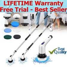 PRO. Cordless Power Scrubber Electric Spin Turbo Scrub Cleaning Brush Cleaner UK