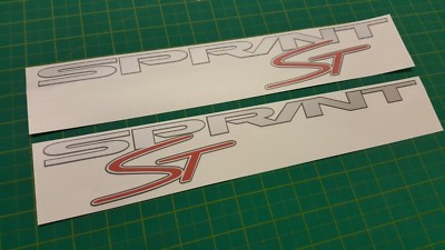 Sprint ST triumph fairing decals stickers graphics restoration replacement side