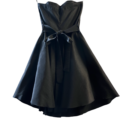 Shasa Dress Junior Teen Medium Black Strapless Lined Semi Formal Party | eBay Shasa Dress Junior Teen Medium Black Strapless Lined Semi Formal Party | eBay