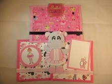 BALLET CLASS   3D PAPER PIECING  SCRAPBOOK PAGE MAT SET