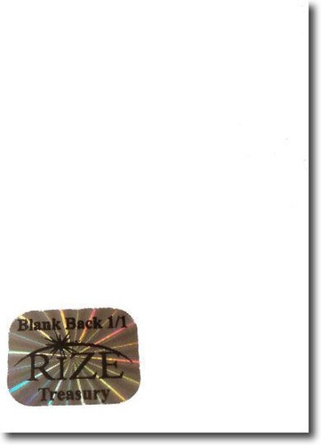 BRADLEY ZIMMER 2014 Rize Rookie GOLD BLANK BACK PRODIGY RC 1/1 - Picture 2 of 2