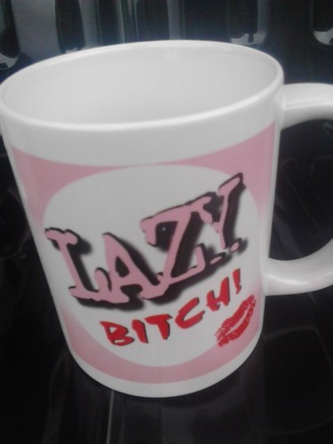 rude message mug. office fun, novelty mugs. tea coffee break. bitch mugs - Picture 7 of 7