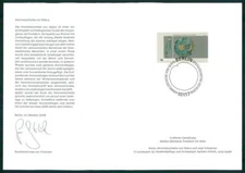 GERMANY MINISTER CARD 2008 ARCHEOLOGY HIMMELSCHEIBE NEBRA RARE!! h6452