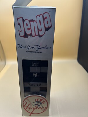 RARE New York Yankees MLB Baseball Jenga Game Wooden Collectors Edition