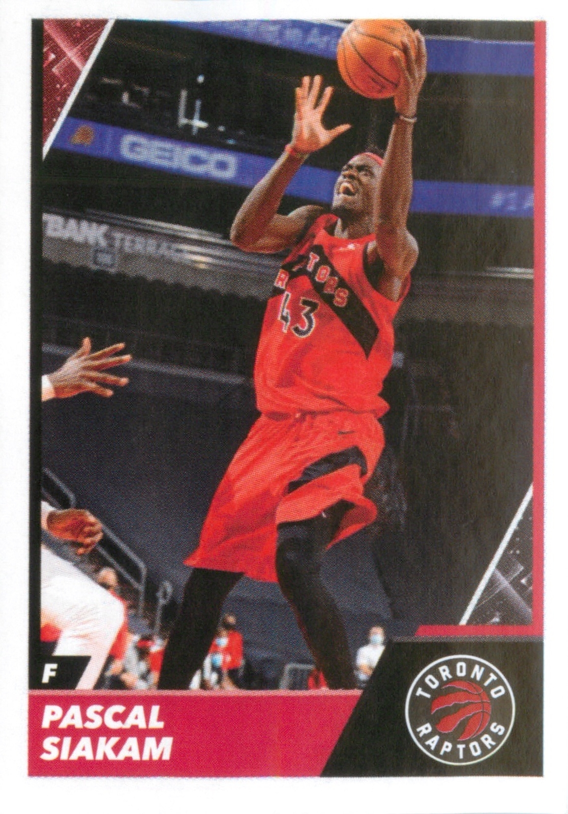 Pascal Siakam 2021-22 Panini Sticker & Card Collection #279 Toronto Raptors NBA