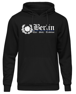 Berlin Ehre und Stolz Kapuzenpullover Berlin Pullover Hoodie Stadt Sport M2