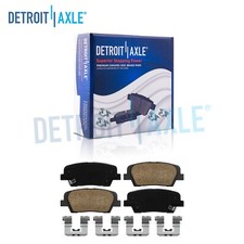 Rear Ceramic Brake Pads w/Hardware for 2015-2020 Genesis G70 Kia Sorento Stinger