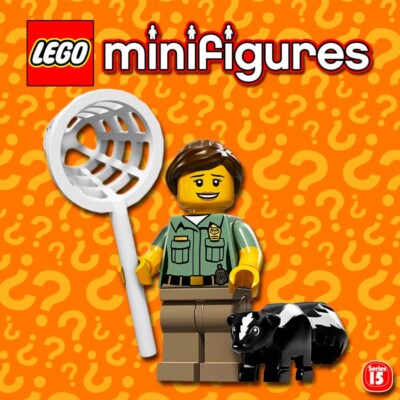 LEGO Minifiguren #71011-8 - Serie 15 - Animal Control Officer - 100% NEU / NEW