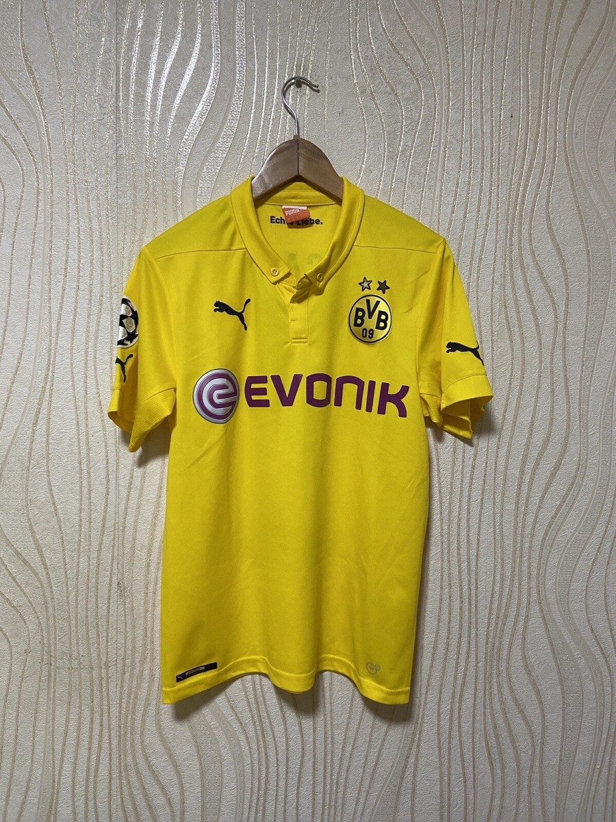 BORUSSIA DORTMUND 2014 2015 HOME SHIRT JERSEY PUMA 745889 sz S MEN