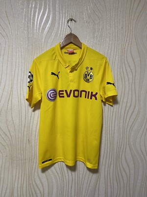 BORUSSIA DORTMUND 2014 2015 HOME SHIRT JERSEY PUMA 745889 sz S MEN