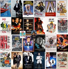James Bond Classic Cult Movie Series – Iconic Posters in Various Sizes Available