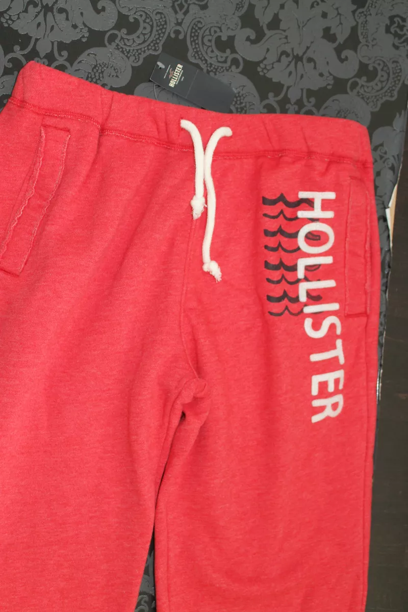 Hollister Men s Sweatpants Joggers Red SIZE XS New with Tag eBay