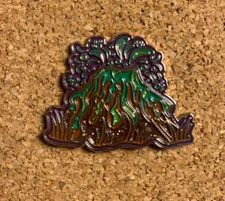 Twiddle Wasabi Eruption Pin original run of 100 Rare Purple & Green