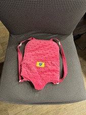Build A Bear Pink Backpack Carrier with straps Adjustable Plush Accessories Toy