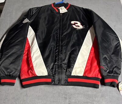 Dale Earnhardt Nutmeg Mens XL Racing Jacket New With Tags Vintage 90's Black #3