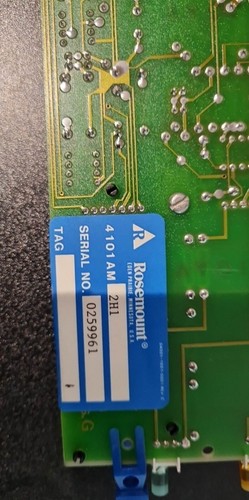 Fisher Rosemount 4000-0070 Control card - used - Foto 2 di 3