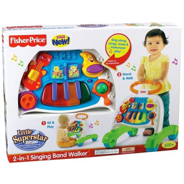 FISHER PRICE P2744 2-IN-1 SINGING BAND WALKER NEU & OVP!