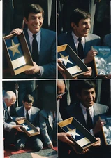 LOT 11: 4 original 1985 LEONARD NIMOY star ceremony 4" x 5 3/4" vintage prints