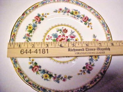 英国COALPORT　C&S Vintage Coalport Salad Plate Ming Rose Fine Bone China England
