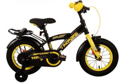 Thombike 12 Pouces Vélo Enfant Jaune Noir 3-4, Ans Vélo Roues D