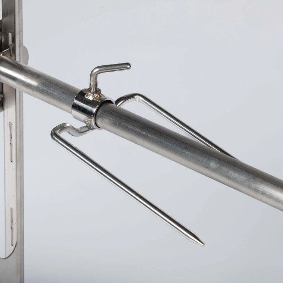 Ash & Ember 25W Tripod Rotisserie Roaster Stand, Rated 125 LB, Adjustable Height - Image 3 of 4