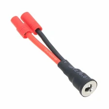 DC Power 5.5x2.1mm Female metal Socket to HXT 3.5mm Male Plug cable 14AWG 5CM