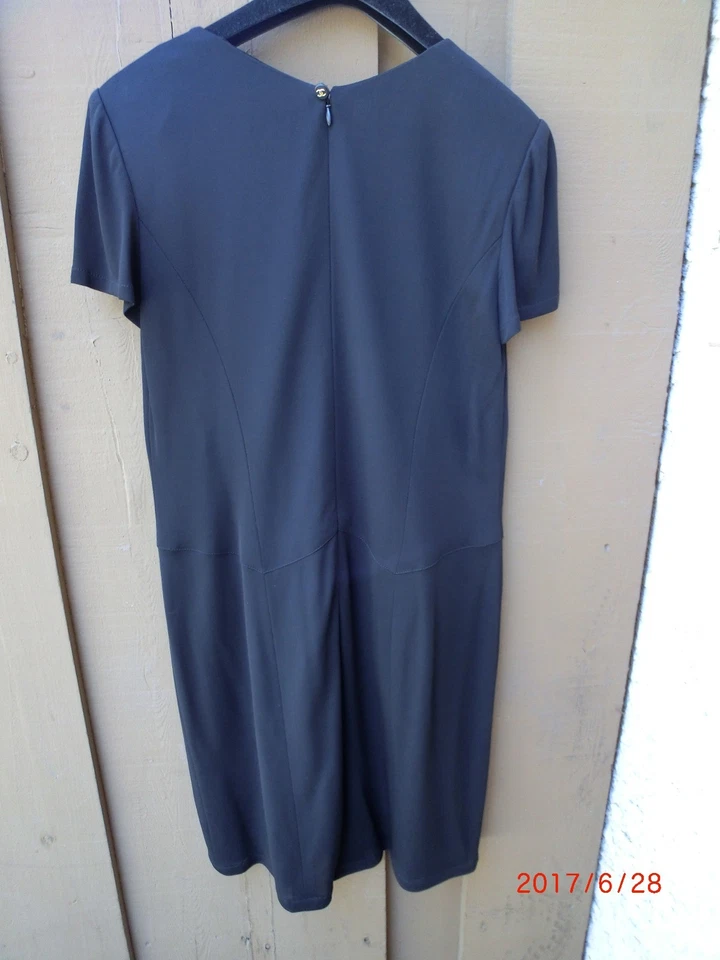 Auténtico Vestido CHANEL 97P 100% Viscosa - Rayón Logo "CC" - Talla" 42 Foto 4 de 4