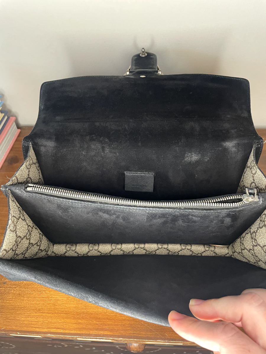 Gucci GG Supreme Dionysus Small Shoulder Bag with Chain Strap | eBay
