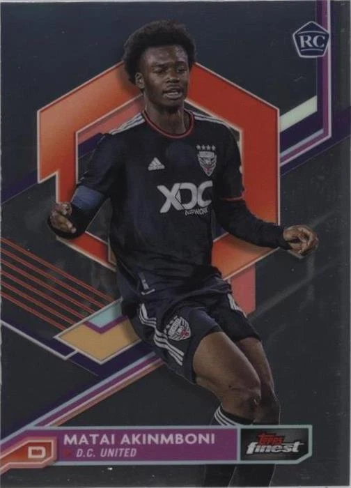 2023 Topps Finest MLS Matai Akinmboni #67