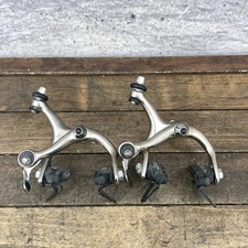 Vintage Shimano 600 BR-6208 6206 Caliper Brakes Set Bronze Road Side Pull Japan