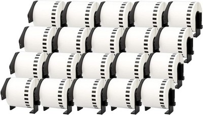 20x Address Labels DK-22205 Compatible with Brother Label Printers 62mm x 30.48m
