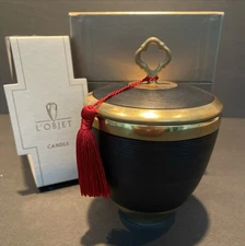 NEW L'Objet Luminescence Cle (Key) Noir (Black) Small Candle Vetiver D’Orient