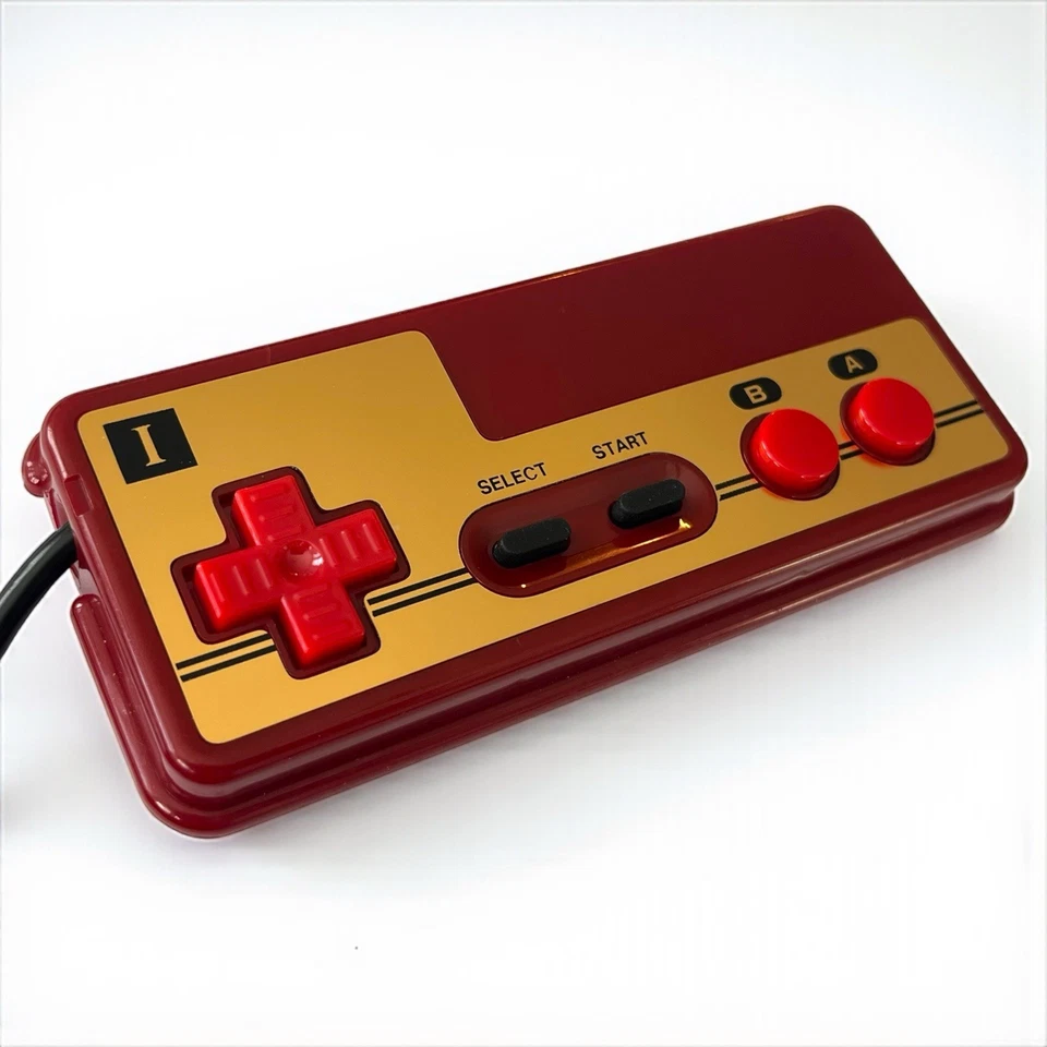 Custom Nintendo NES Controller w/ Authentic Famicom Shell Retro Family Computer - Image 2 of 4