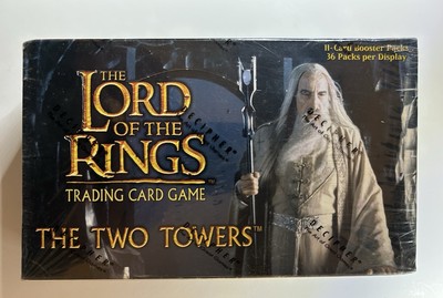 LOTR TCG Two Towers Booster Box Sealed New Unopened 36 Packs Lord Of The Rings