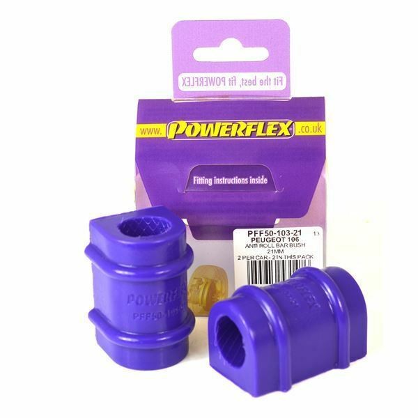 Powerflex Anti Roll Bar Bush 21mm for Citroen AX Saxo & Peugeot 106 PFF50-103-21