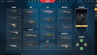 Valorant Account Europa 480 Euro Skins und viele Agenten