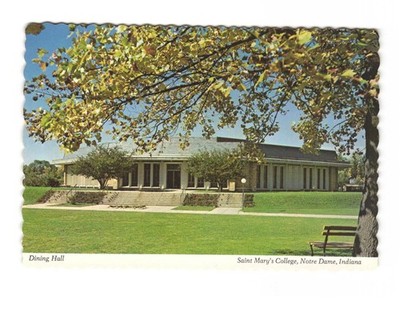 Dining Hall, St Mary's College Notre Dame IN VTG postcard UNP
