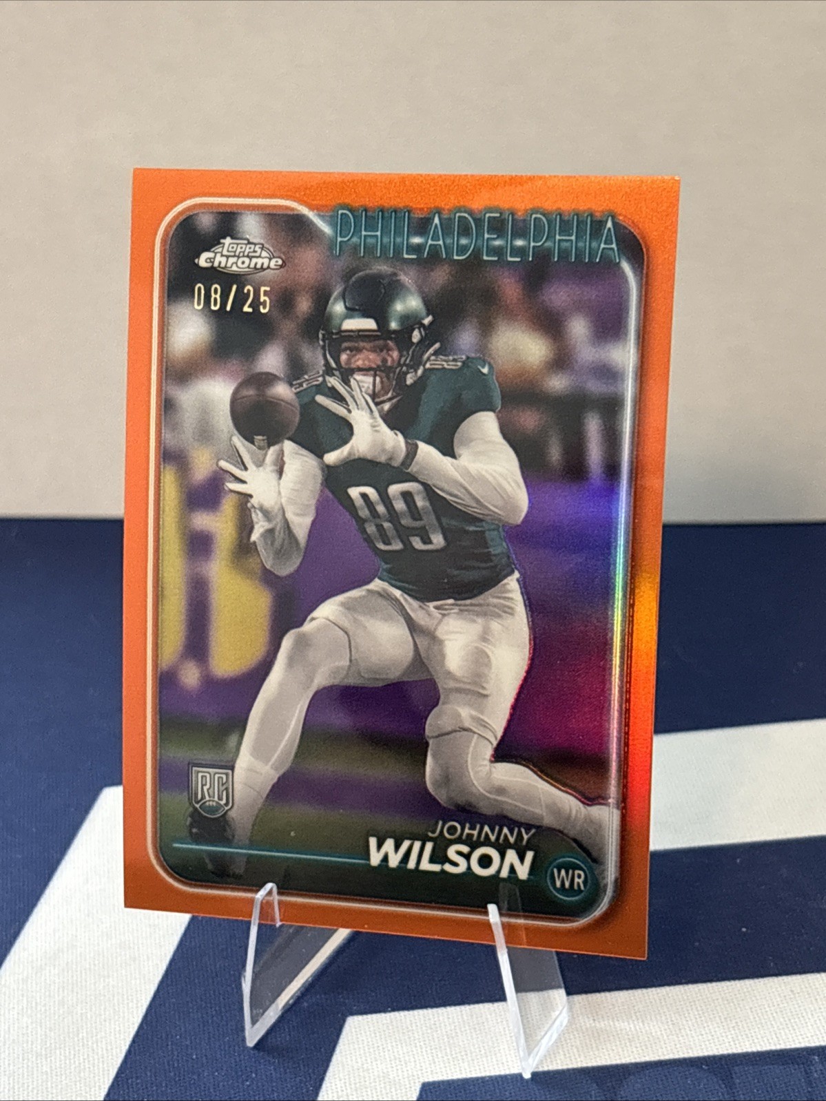 Johnny Wilson Topps Chrome #231 Orange Geometric