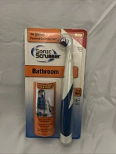 Sonic Scrubber Bathroom Tool Power Cleaner Tool for Tubs Showers W/ Brush Heads