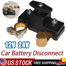 Universal Car Battery Disconnect Isolator Cut Off Switch 12V24V Battery Terminal