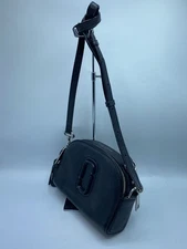 MARC JACOBS Shutter Small Camera Bag Shoulder Bag Leather Black Solid Color M009
