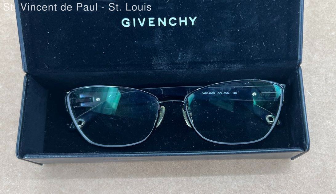 Givenchy Brown Solid Plastic Eyeglass Frames VGV … - image 10