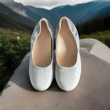Abeo Tilly Ballet Flat Shoes Women's 9 slip on arch support Gray Comfort Loafers