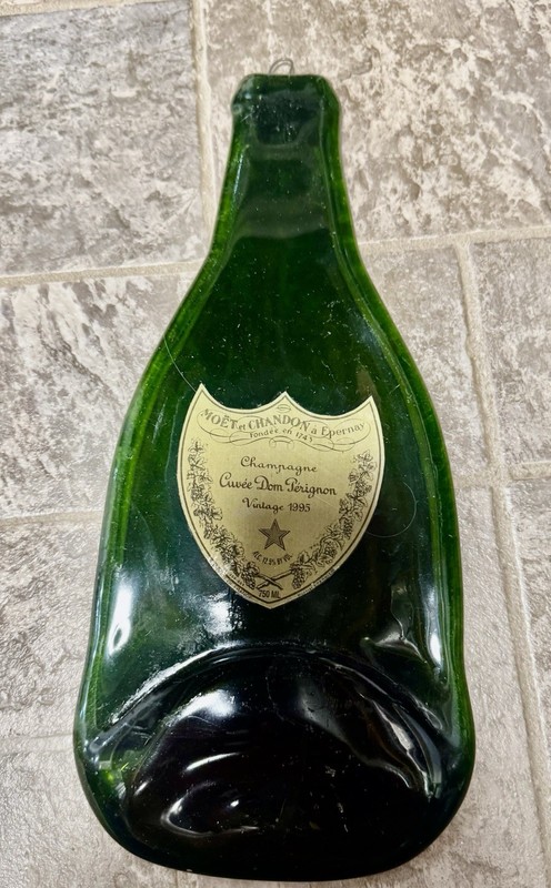 Art Deco Champagne Bottle