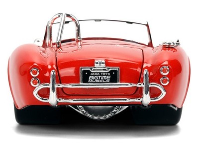 1965 SHELBY COBRA 427 S/C #67 RED 1/24 DIECAST MODEL CAR BY JADA