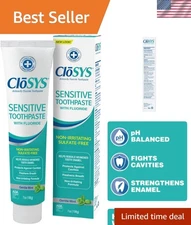 7oz Sensitive Enamel Protecting Fluoride Toothpaste in Gentle Mint Flavor