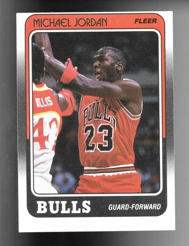 1988-89 Fleer #17 Michael Jordan Chicago Bulls HOF SHARP