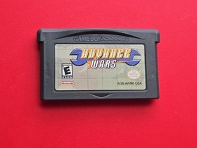 Advance Wars Game Boy Advance Nintendo GBA Authentic Saves Vintage RPG Gaming