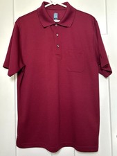 PGA Tour Pro Series Men's Golf Polo - Raspberry- Size LARGE